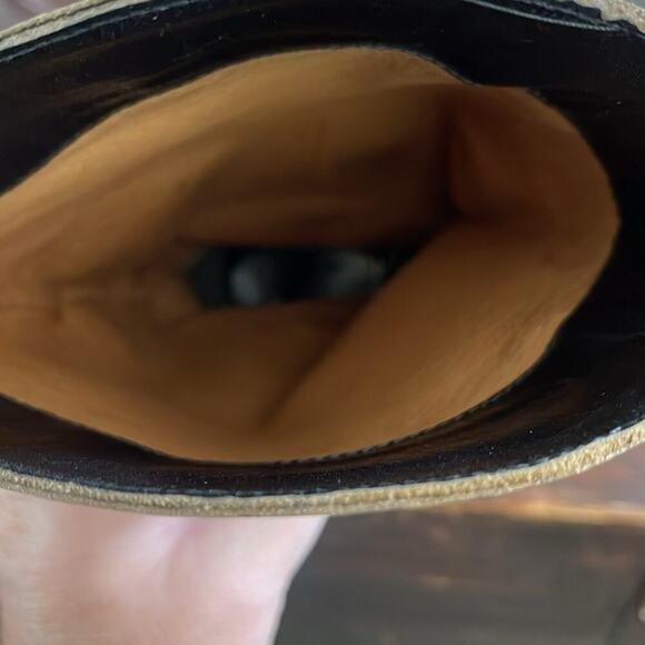 Joan & David Black/Brown Handmade Leather Western Boots Size 36/5.5 - Picture 8 of 8